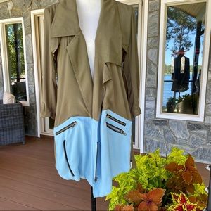 RARE💥ONE TEASPOON ‘Party Vegas’ Lightweight, 1/2 Trench Jacket 🌺Hip & Trendy💥